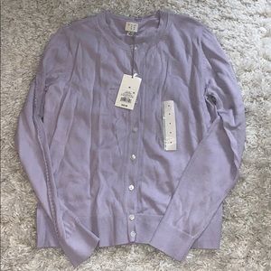 Lavender cardigan